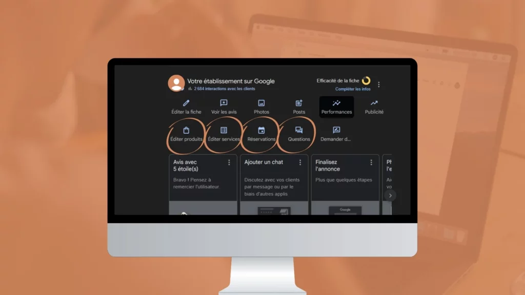 fonctionnalité avancé google business profile