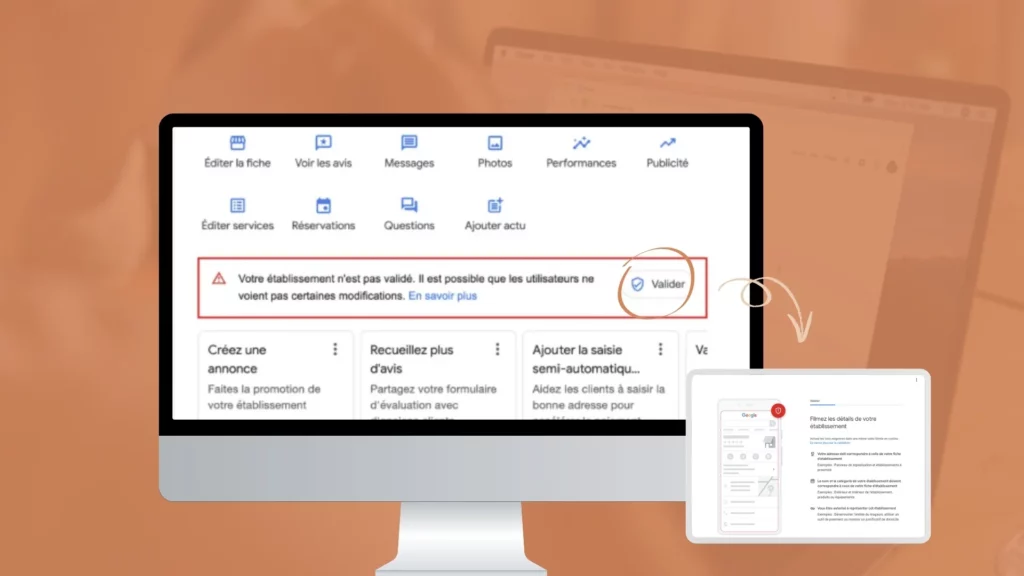 valider fiche google